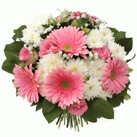 image bouquet de fleur pastel pour fête des mères