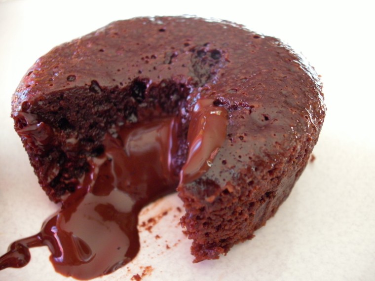 image gâteau fondant au chocolat