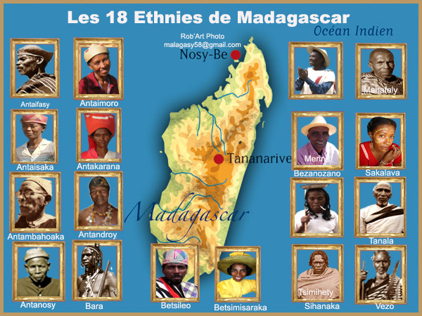 Les 18 ethnies de Madagascar